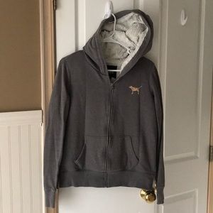 Fleece zip up sweater